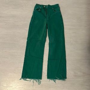 Zara Green Jeans